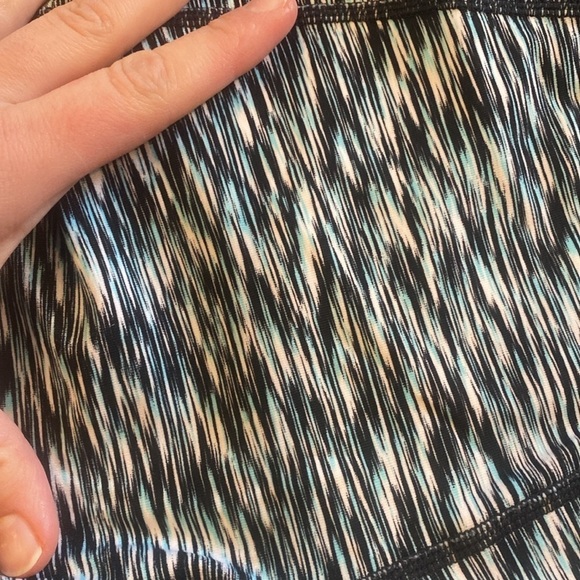 Calvin Klein Kids' Black and blue Leggings - Picture 4 of 4